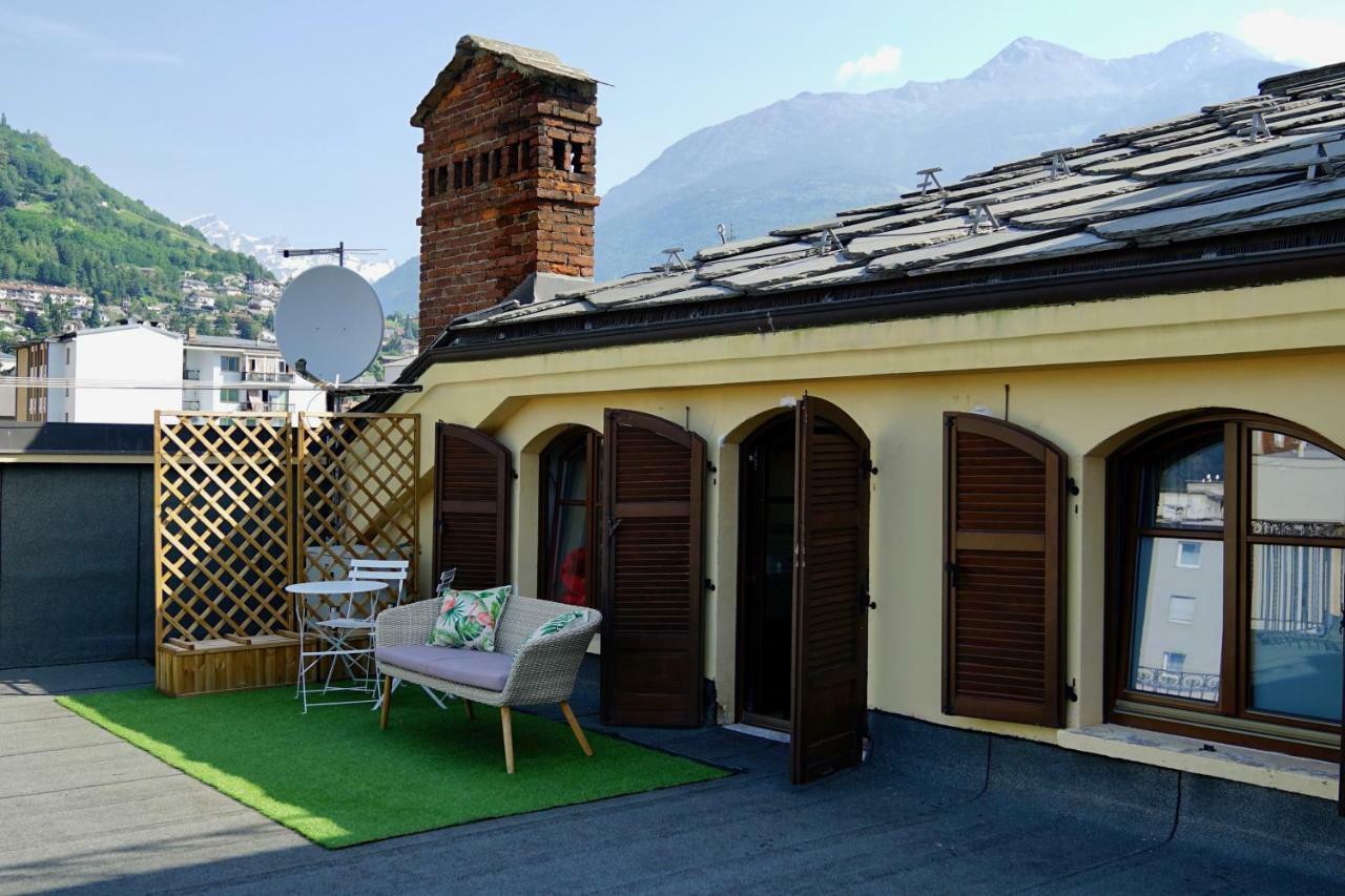 Mansarda Del Sole, Nel Cuore Di Aosta Dış mekan fotoğraf